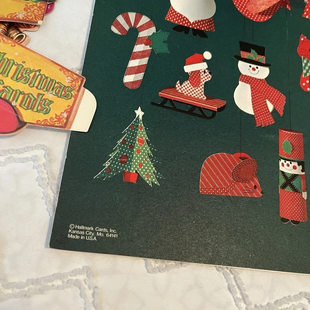 VTG‎ 80s Made In USA Die Cut & Honeycomb Christmas Decor Lot Tree Angels Bells